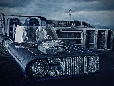 Han Solo Landspeeder 3D print model