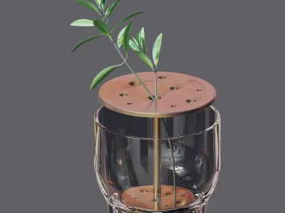 Decorative set 009  3D model