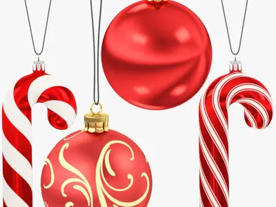 Christmas Tree Toys Collection V1 3D model