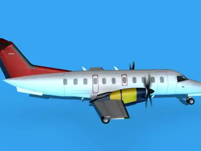 Embraer EMB120 Corporate 5 3D model