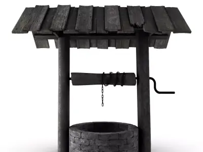 Old Country Well 3D model