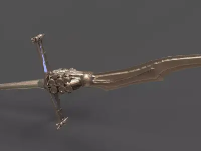 Sci-Fi solar Sword 3D model