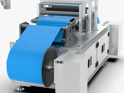 Automatic CCD Winding Inspection Machine 3D model