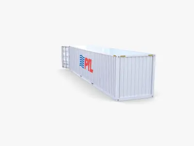 40ft Shipping Container PIL 3D model