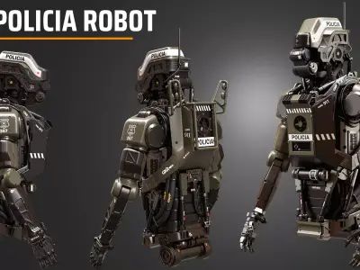 Polical Robot 3D model