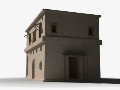 Arab x43 Low-poly 3D model