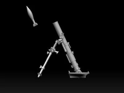 M120 MORTAR CARRIER 3D print model