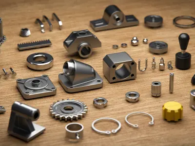 Mechanical Components Asset Pack Vol 1 3D model