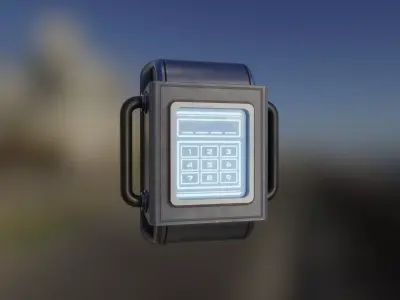 Door Keypad  Low-poly 3D model