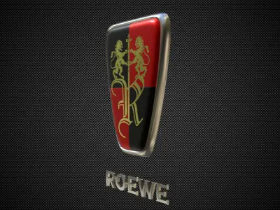 roewe logo 3D model