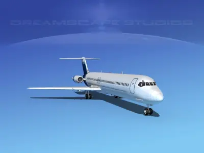 Douglas DC-9-50 Executive 1 3D model