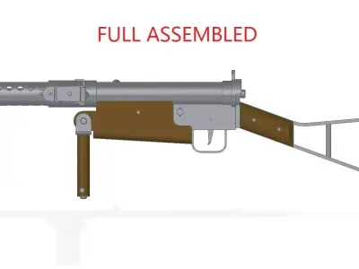 STEN MkI 3D model
