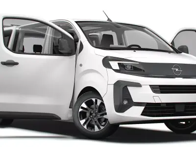 Opel Zafira Life E L3 BusinessVIP HQInterior 2025 3D model