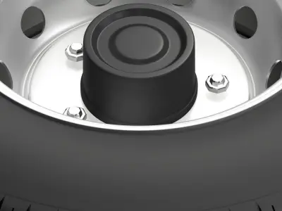 DongFeng Captain wheel2 3D model