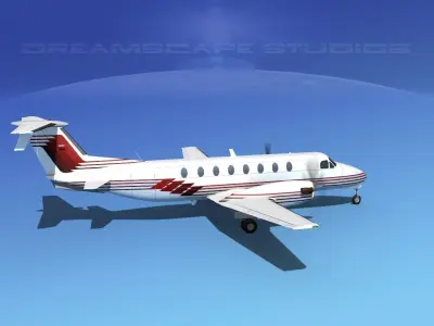 Beechcraft 1900C V16 3D model