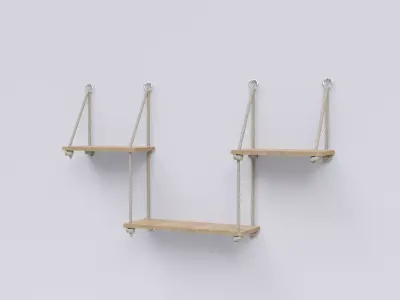 Rope Shelf Free 3D model