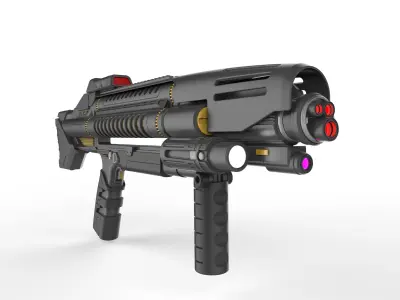 Starfleet Discovery Phaser Cannon - STL CAD bundle - Commercial 3D print model