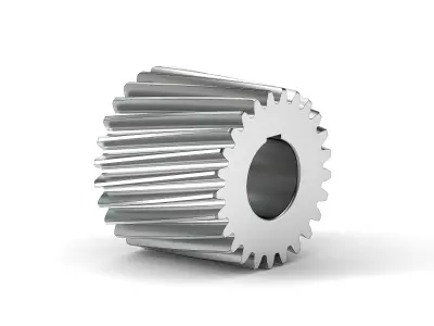 Helical gear 3D model