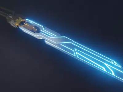 StarSaber Sword 3D model