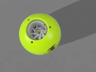 SPHERICAL DRONE TURBINA 3D print model