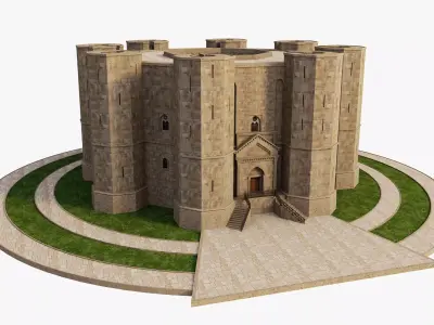 Castel del Monte 3D model