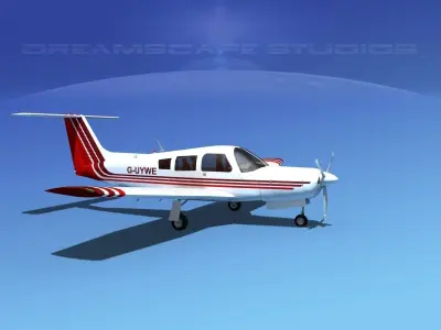 Piper PA-28R-201 Arrow III V12 3D model
