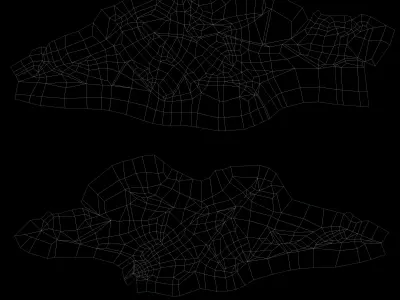 Glass crystal Free low-poly 3D model