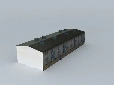 Caprag older residential building Free 3D model