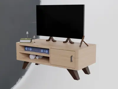 TV unit  Free 3D model
