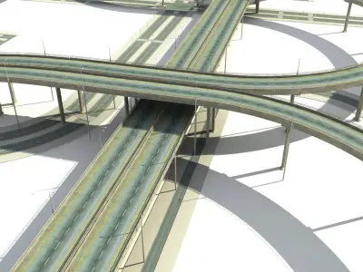 Highways and Streets Collection 3D model