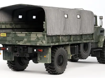 KrAZ 5233 VE 2010 3D model
