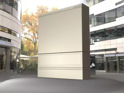 Electrical Distribution Cabinet 173 Low-poly 3D model