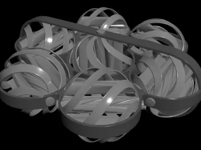 Cyclotronic Lifter - Symphony of Symmetry - Concept 3D model