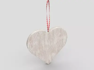 CC0 - Deco Heart Free low-poly 3D model