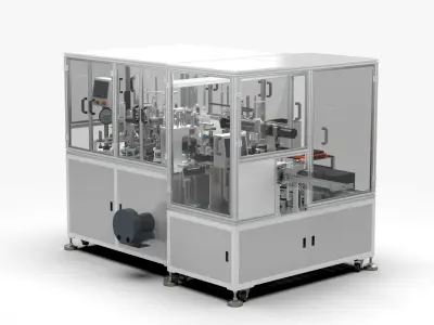 Automatic Micro Rotor Motor Processing and Assembly Machine 3D model