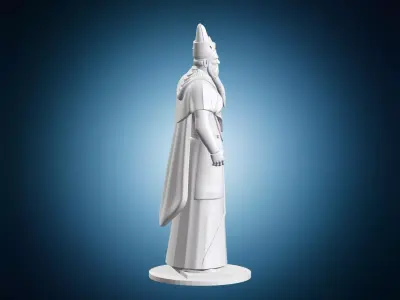 The Father Mortis Gods Star Wars Character Statue 3D print model