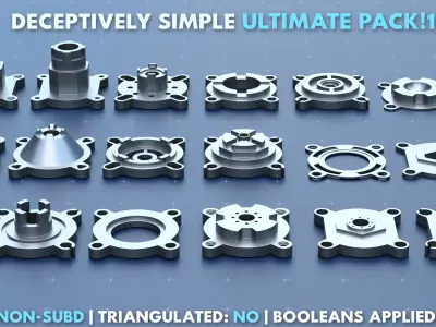 Simple Kitbash Bundle Ultimate Pack 1 3D model