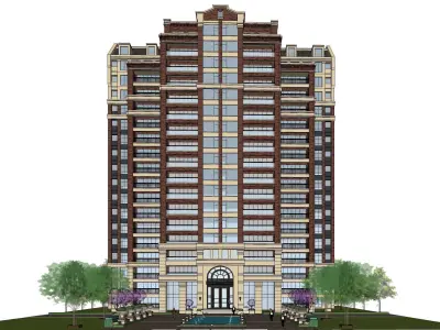 Sketchup Residential Complex N5 3D model