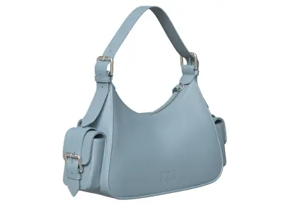 Handbag PINKO Love Birds motif cargo shoulder bag  3D model