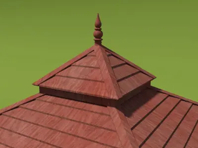 Hip Roof Pavilion Free 3D model