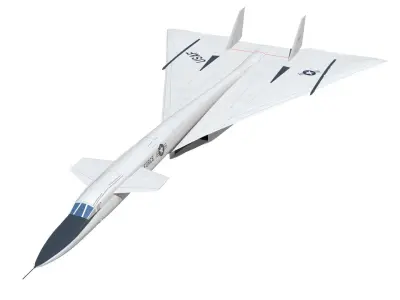 North American XB70 Valkyrie 3D model