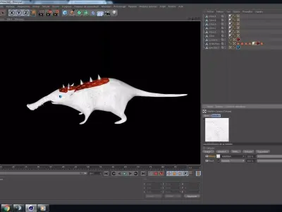 scratichou computer screen showing animal Free 3D model