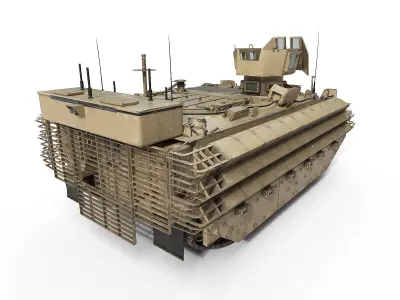 FV432 Bulldog Low-poly 3D model