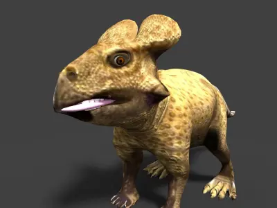 protoceratops dinosaur 3D model