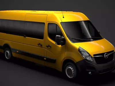 Opel Movano L4H2 MiniBus 2020 3D model