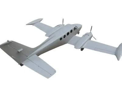 Cessna airplane 3D model