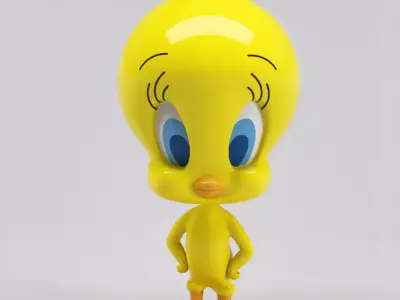 Tweety bird Free 3D model