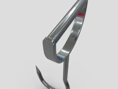 Meat Hook Low-poly 3D model