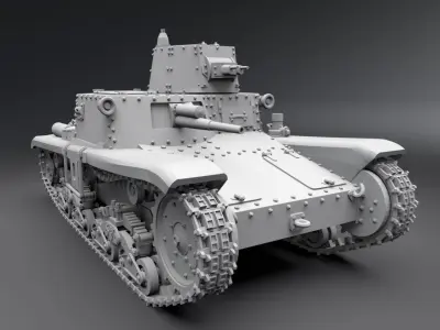 Fiat M11 39 3D print model