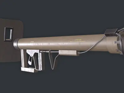 Rocket Launcher Game Ready 7   Low-poly 3D model